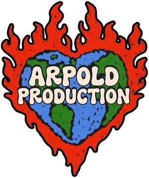 Arpold Production — cœur en flammes
